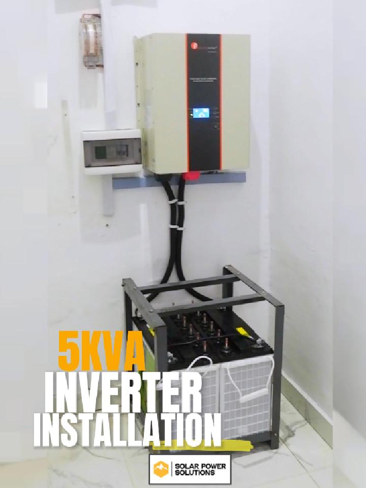 5KVA INVERTER INSTALLATION – DOCKLEY APARTMENT, LEKKI