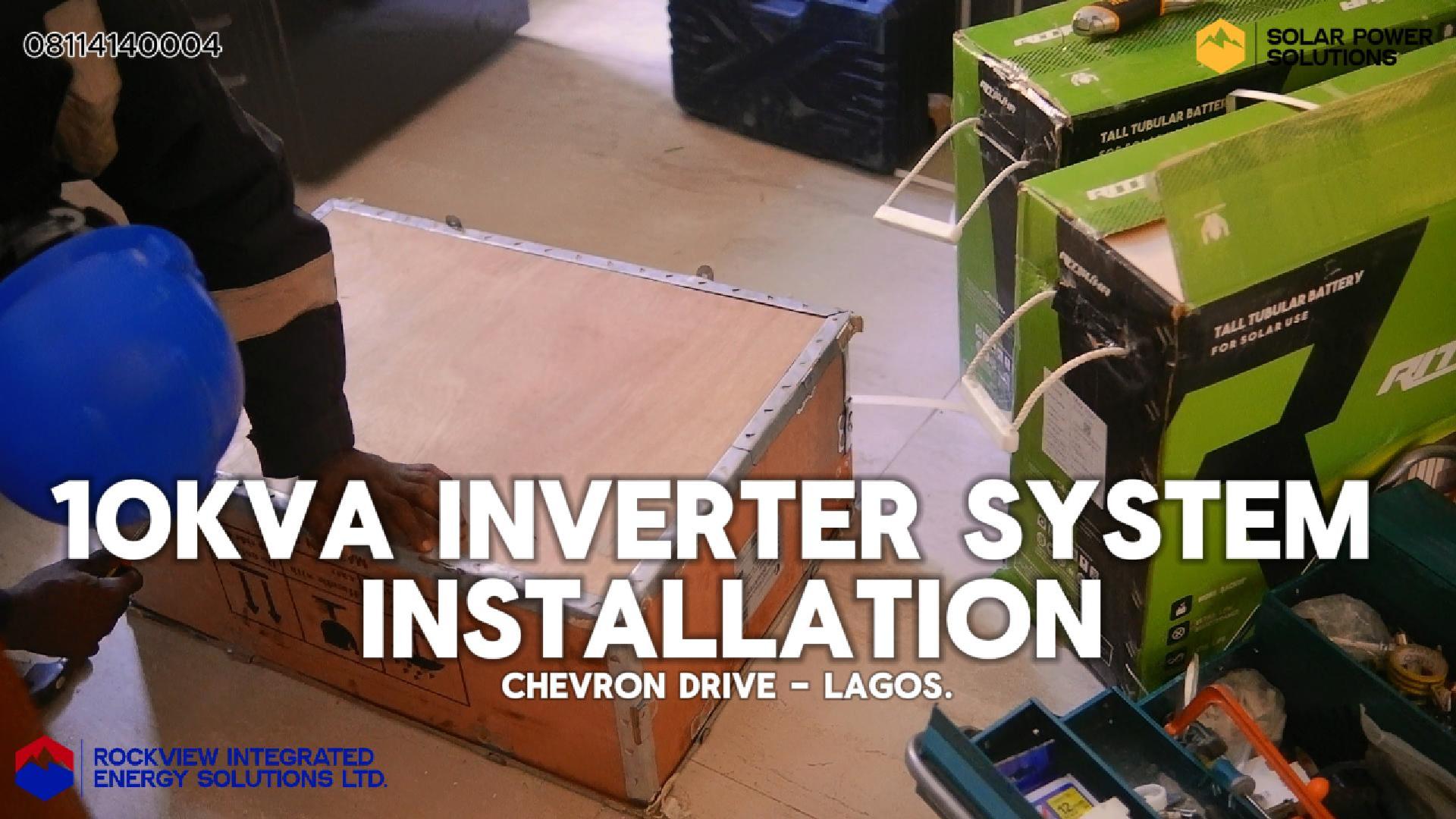 10KVA INVERTER SYSTEM INSTALLATION – CARLTON ESTATE, CHEVRON DRIVE