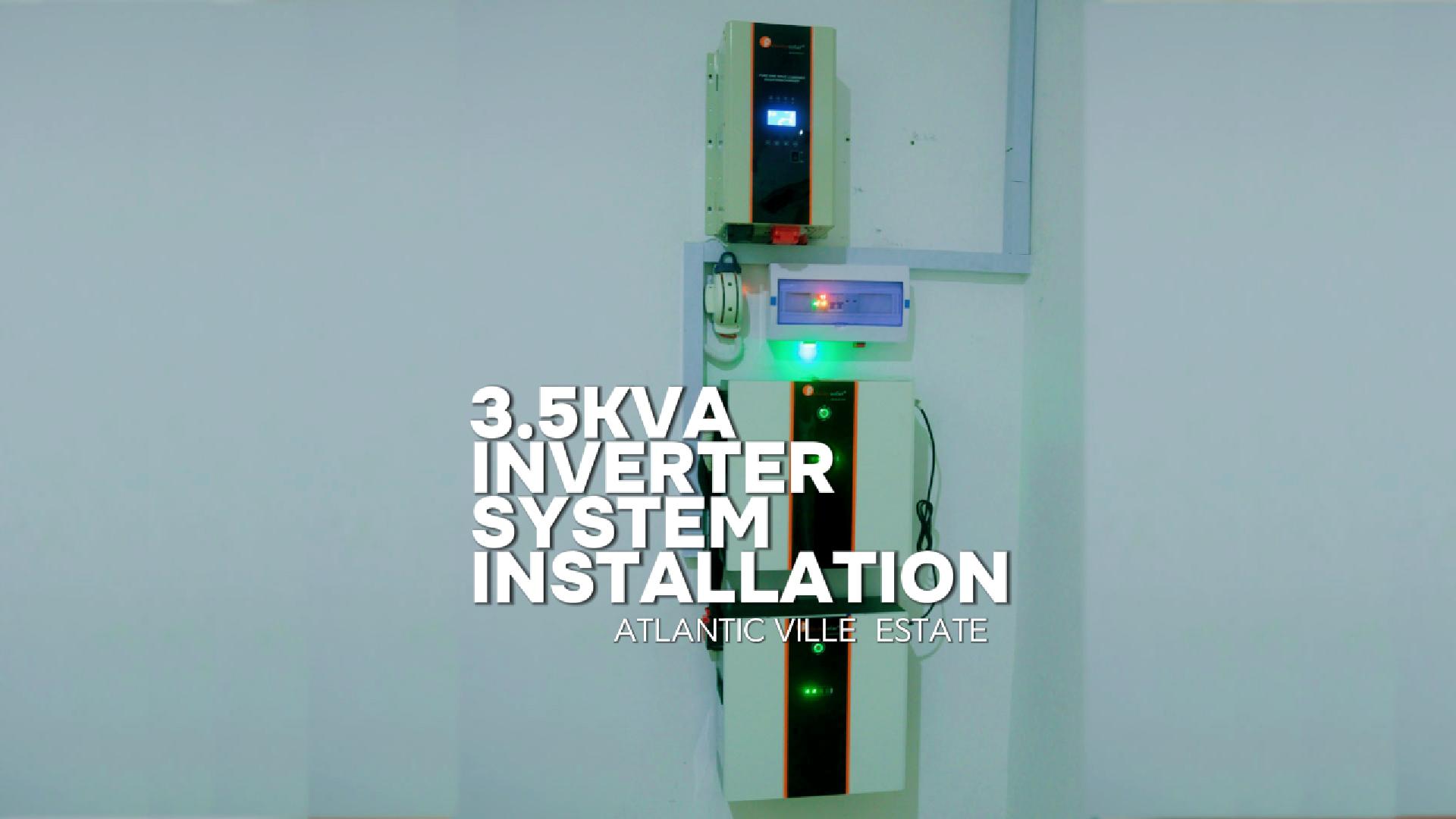 3.5KVA INVERTER WITH 2 UNIT OF 5KWH LITHIUM BATTERY – ATLANTIC VILLE ESTATE, VGC