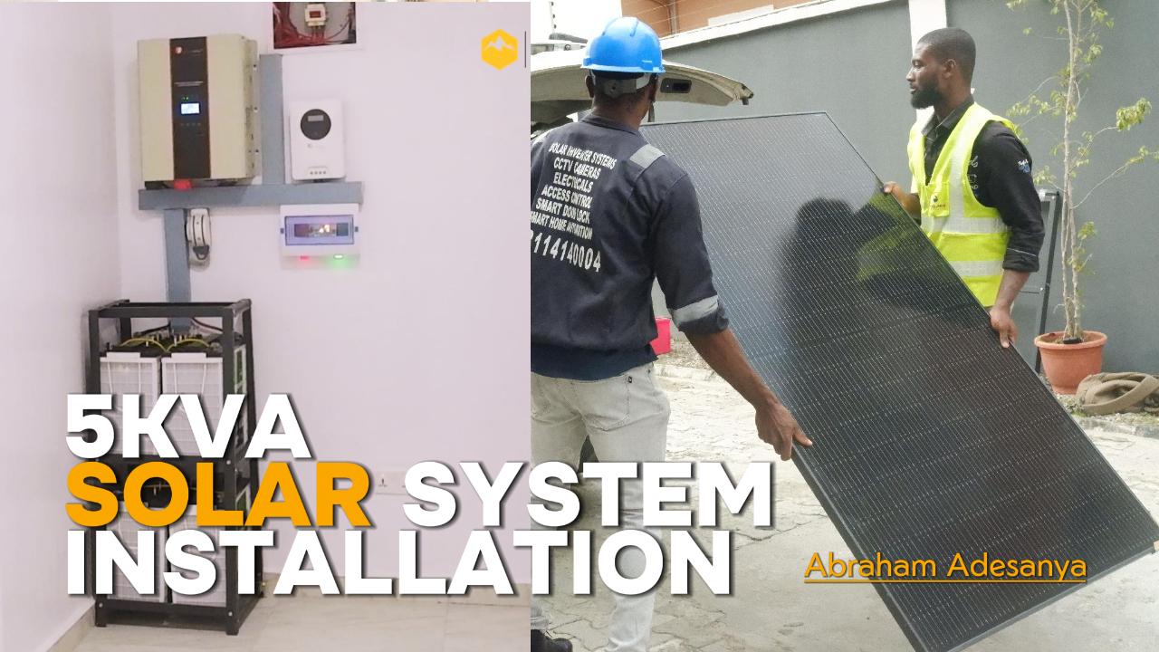 5KVA SOLAR SYSTEM INSTALLATION – URBAN PRIME 2