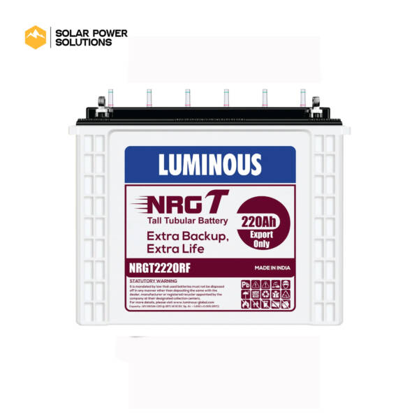 LUMINOUS 220A TUBULAR BATTERY NRG